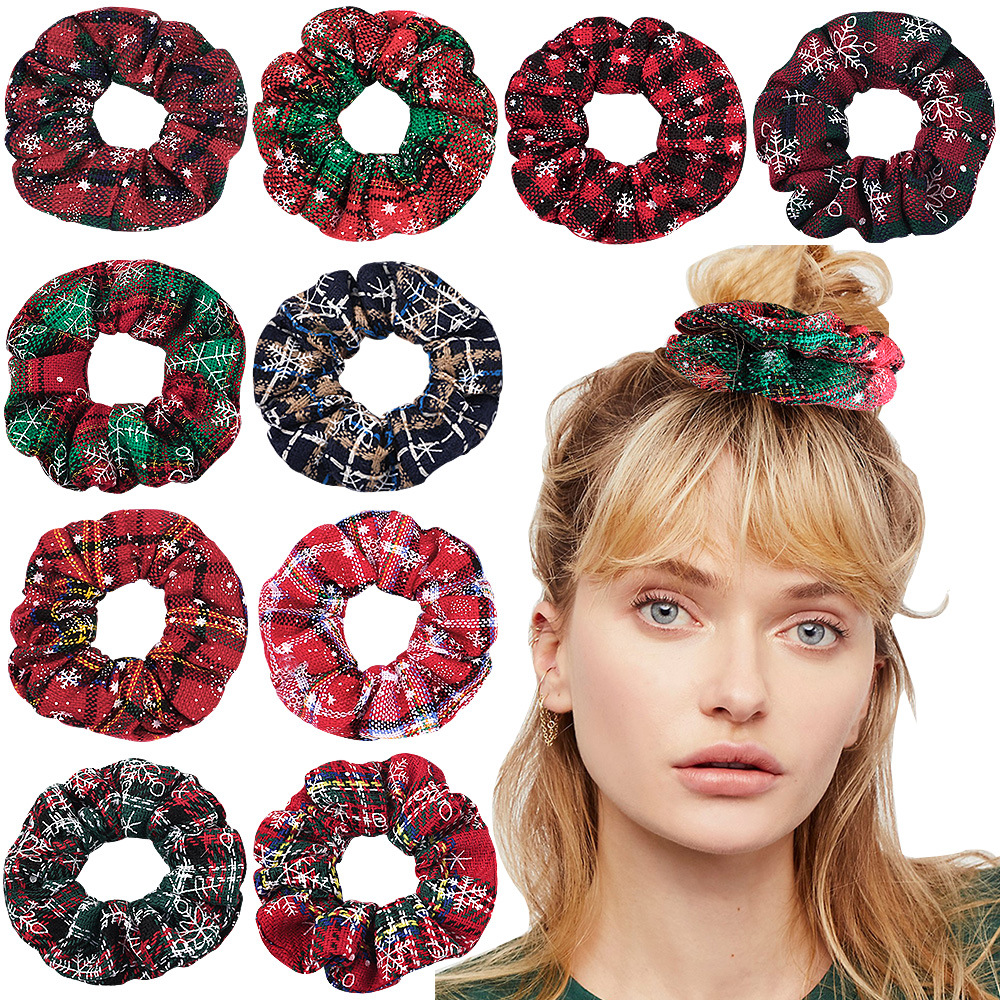 Christmas gift Christmas Escherichette Superior sense Escherichette style hair accessories for women_voghion.com