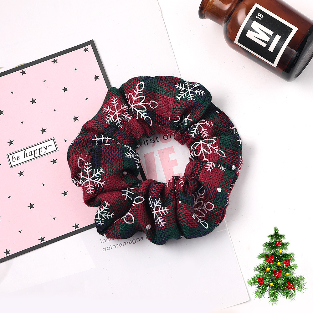 Christmas gift Christmas Escherichette Superior sense Escherichette style hair accessories for women_voghion.com