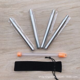 Amazon hot selling outdoor camping portable stainless steel retractable fire tube fire tube Pocket Bellow