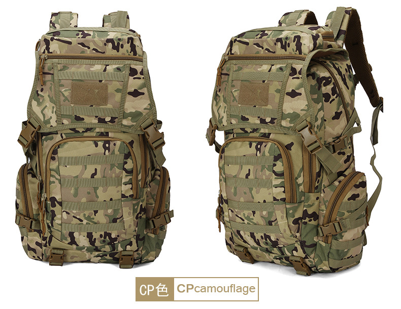 Mochila de camuflaje para deportes al aire libre, mochila militar para senderismo y montañismo, mochila táctica 3P para ciclismo y running al por mayor
