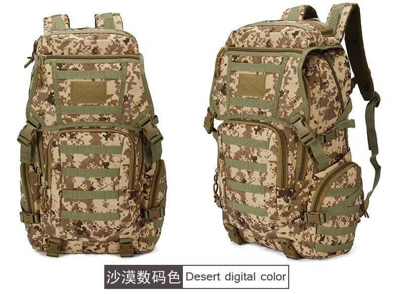 Mochila de camuflaje para deportes al aire libre, mochila militar para senderismo y montañismo, mochila táctica 3P para ciclismo y running al por mayor