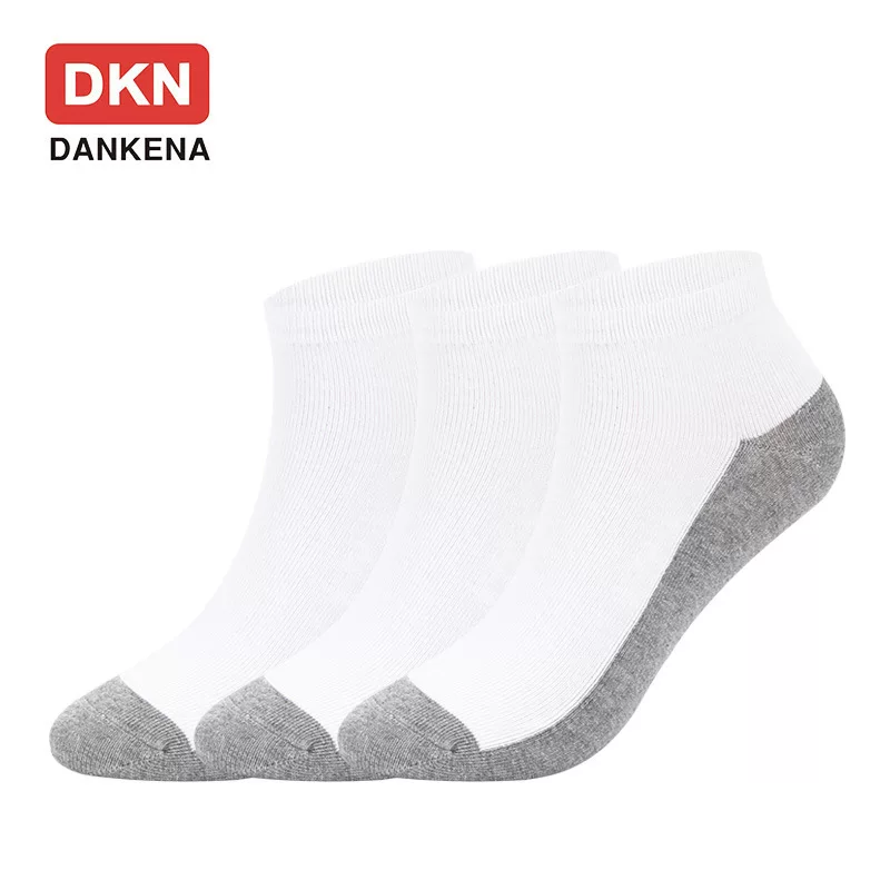Носки DKN для детей, учеников начальной и средней школы, весна-лето, хлопковые, белые, ручная работа, универсальные, для шитья, для детей от 3 до 17 лет