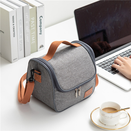 Korean style portable insulated bag for work lunch bag hot-selling insulated bag aluminum foil thickened lunch lunch bag fresh picnic bag