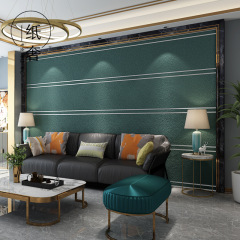 Dark deer skin velvet wallpaper, coffee color, modern and simple 5D stereoscopic TV background wall, living room, master bedroom, thick wallpaper