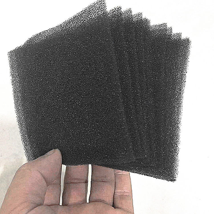 40孔黑色透气防堵聚氨酯防尘网棉 批发高密度加厚空气过滤海绵