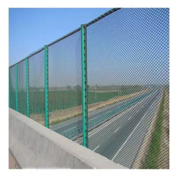 玉恒源供应桥梁防抛网 人行天桥隔离栏 防护栏 围栏网护栏