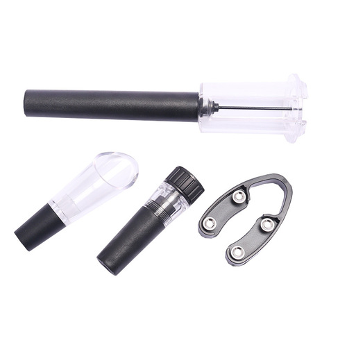 Export Box Packaging Needle Type Air Pressure Red Wine Opener Corkscrew Pourer Wine Accessories Wine Tools Set Manufacturer