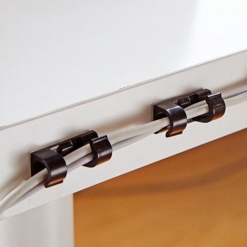 Wire storage cable organizer cable clip fixed network cable routing artifact self-adhesive buckle nail-free wall data cable clip