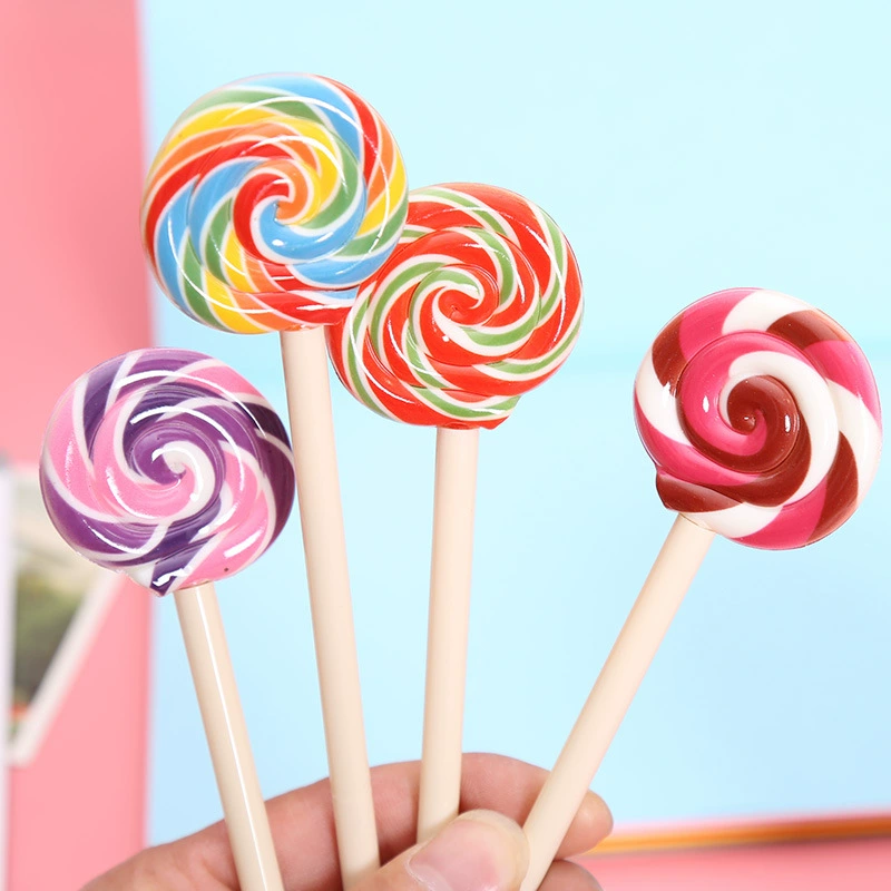 Креативные канцелярские товары оптом леденец шариковая ручка мультфильм Милая Радужная ручка персонализированный подарок Офисные культурные принадлежности