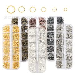 アマゾンは人気のある12個の箱に約1050個のdiyアクセサリーを入れて金属アクセサリーを作る