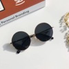 Children's retro sunglasses, metal glasses solar-powered, 2-8 years, British style