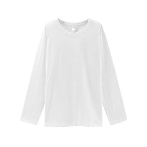 Xinjiang cotton 300g super heavy thick cotton long sleeve T-shirt women's autumn and winter loose white sweethearts bottoming shirt
