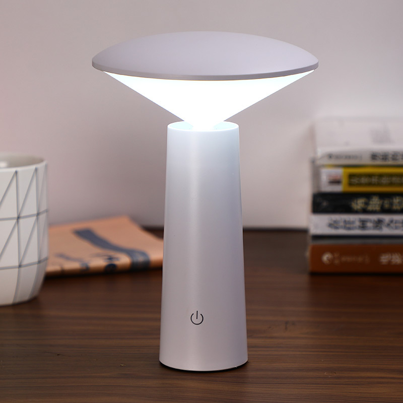 Bar lámpara de mesa LED recargable bar lámpara de limpieza barra lámpara de mesa creativa lámpara giratoria cabeza táctil cabecera hogar noche Luz