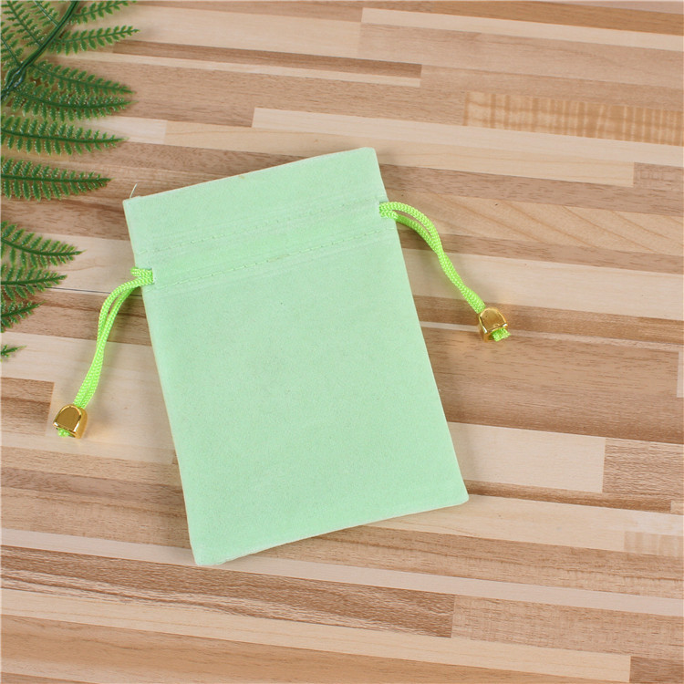 Bolso de terciopelo con cordón Wenwan joyería de jade bolsa de almacenamiento de cinturón bolsa de almacenamiento no tejida bolsa de cordón de prensado en caliente