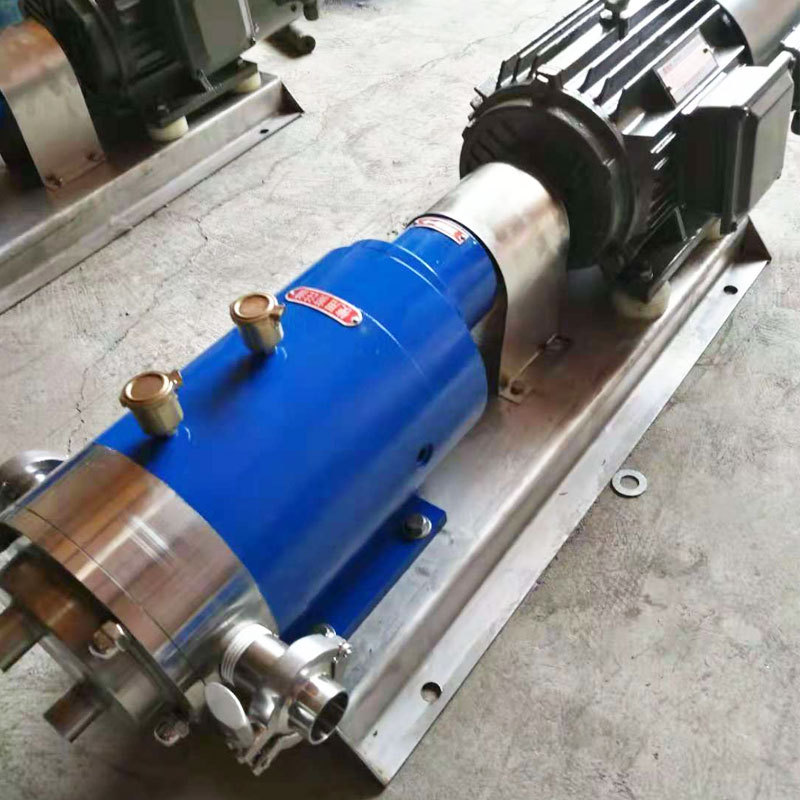 3RP高粘度食品不锈钢凸轮转子泵 辣椒酱巧克力糖蜜果酱浓浆泵