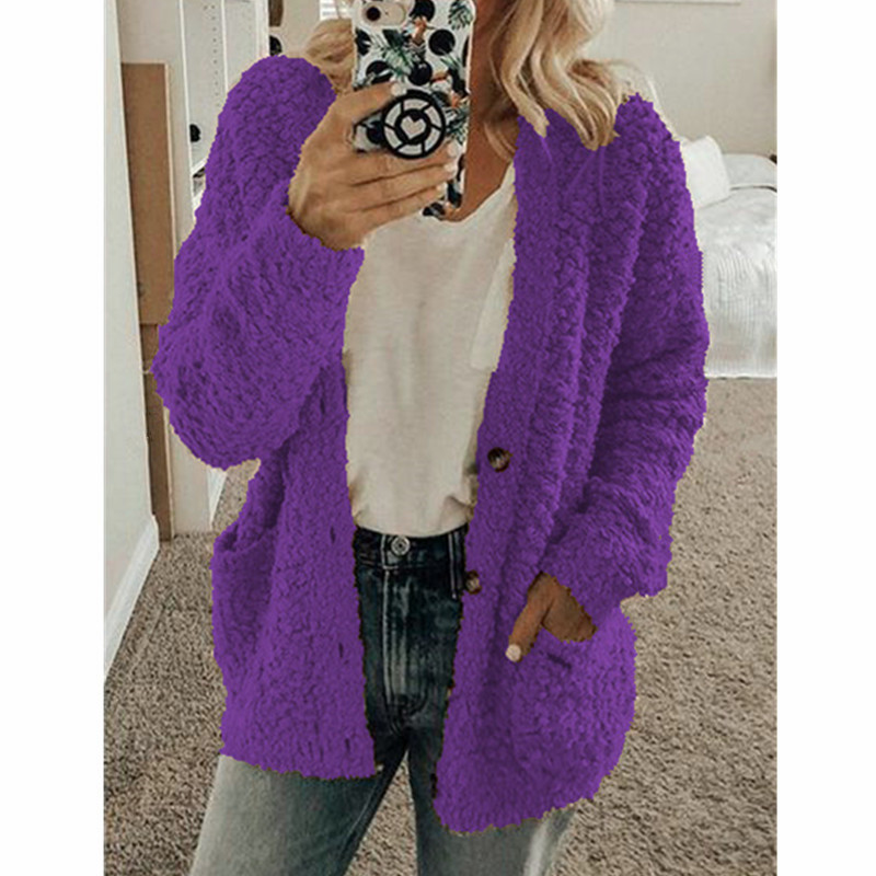 Women's Clothing 2024 autumn and winter women's fashion casual sweater jacket large size top_voghion.com