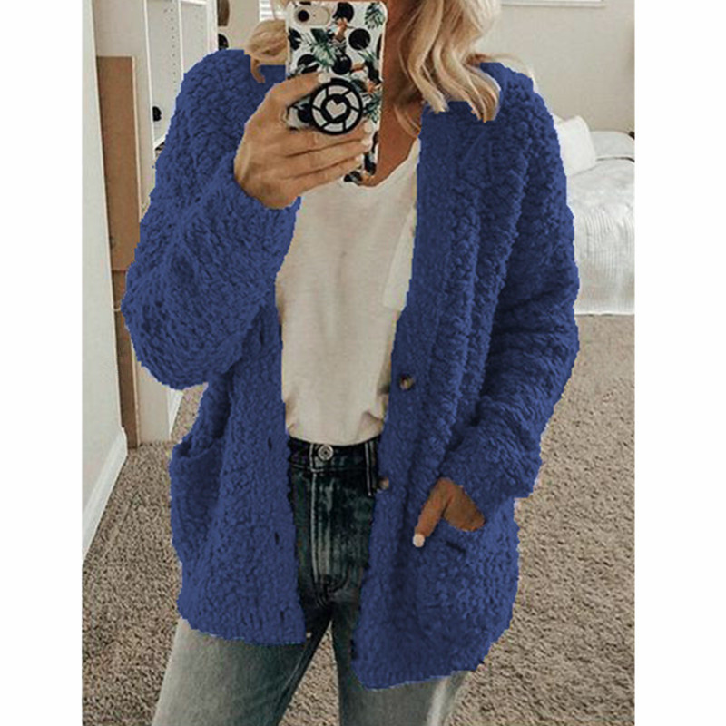 Women's Clothing 2024 autumn and winter women's fashion casual sweater jacket large size top_voghion.com