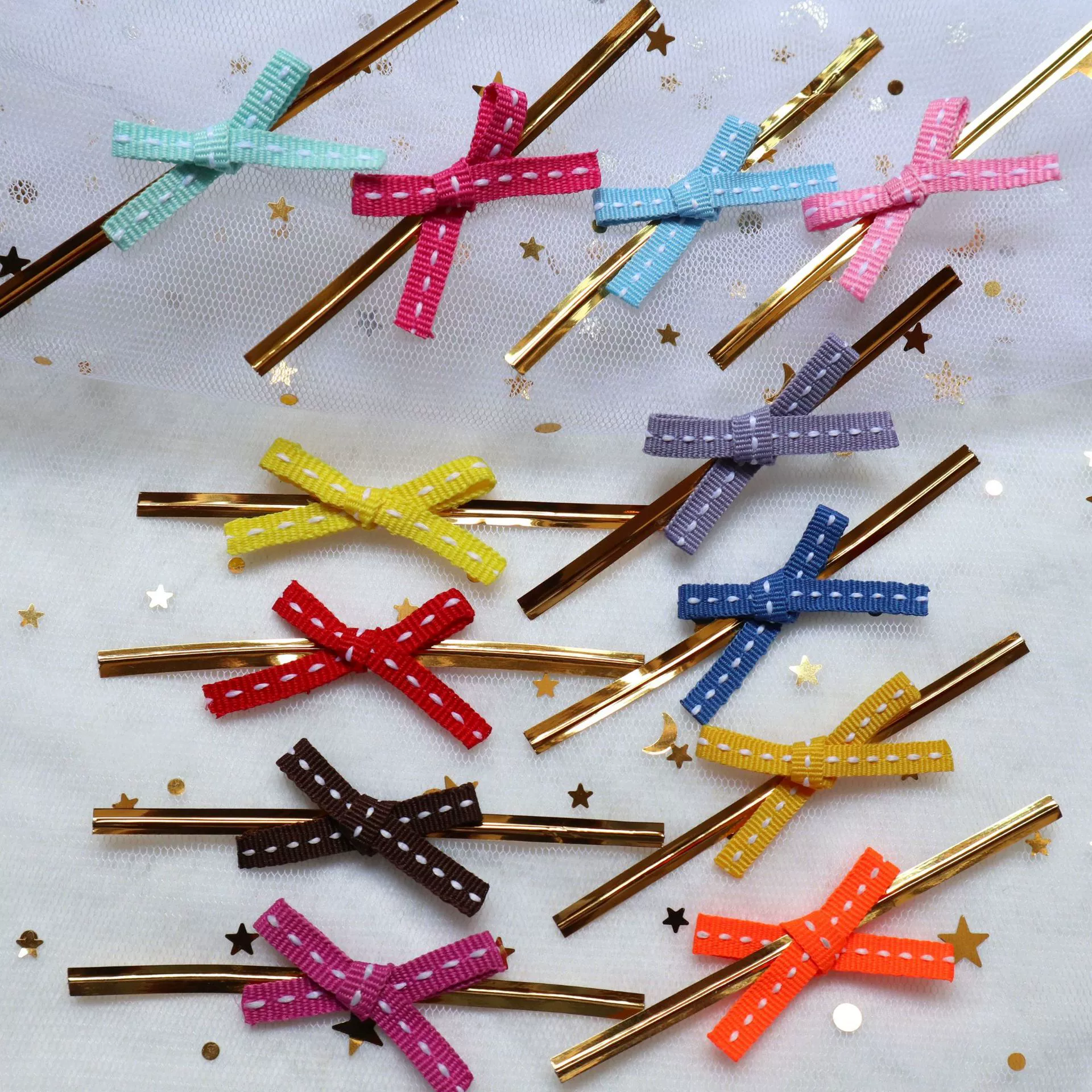 Поставка горячей продажи Мода плед галстук проволоки уплотнения лук галстук проволоки галстук бабочка цвет лук украшения оптом