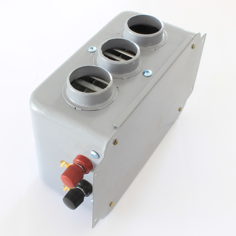 Calentador de coche 12V calentador eléctrico calentador de tres agujeros 24V vidrio del coche descongelación calentador de coche