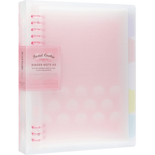 KOKUYO light color cookie WSG-RUYP soft light 8-hole loose-leaf book A5/B5 large capacity student book