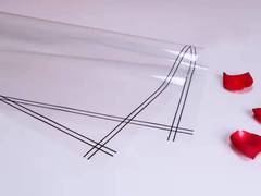 麗之然單只花袋透明簡風線包裝紙玫瑰包花紙手工鮮花花束紙批發