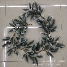 仿真植物1.8米松针藤条圣诞节商场工程圣诞树装饰松藤 壁挂藤条