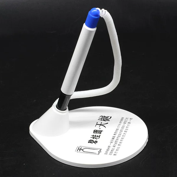 Zhengfeng stationery fixed desk pen with line desktop signature pen stick desk counter hotel cashier oil pen