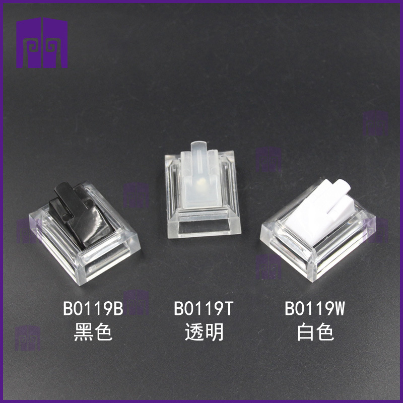 【现货】透明厚底戒指座，黑色白也有现货B0119