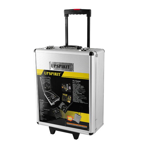 Export 186 Piece Tool Set Home Handheld Hardware Tools Automotive Repair Combo Aluminum Alloy Maintenance Tool Box