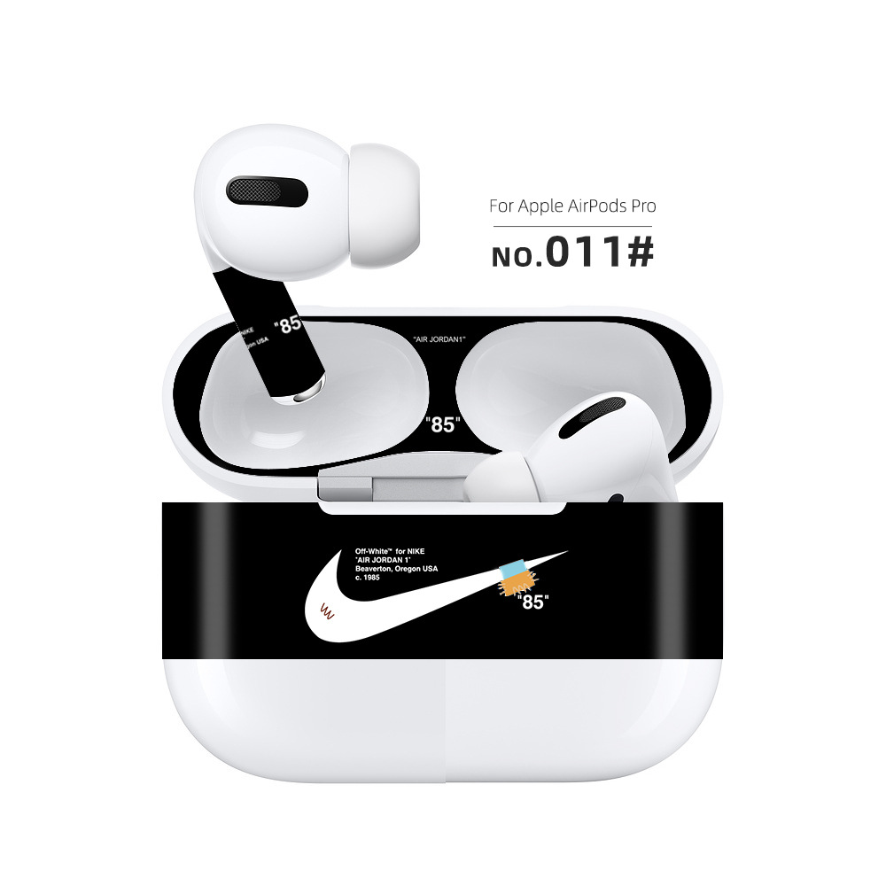 Mascool for apple airpods pro sticker apple Bluetooth headset 3 generation color film skin sticker