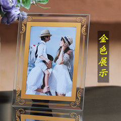 Creative ins crystal glass photo frame table 678-inch family photo studio wedding star peripheral photo frame mounting