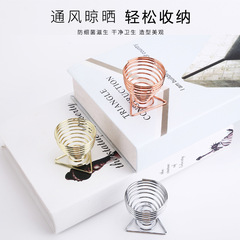 Beauty sponge holder, makeup sponge and powder puff rack, dustproof metal drying stand for beauty sponges, gourd-shaped makeup sponge drying rack