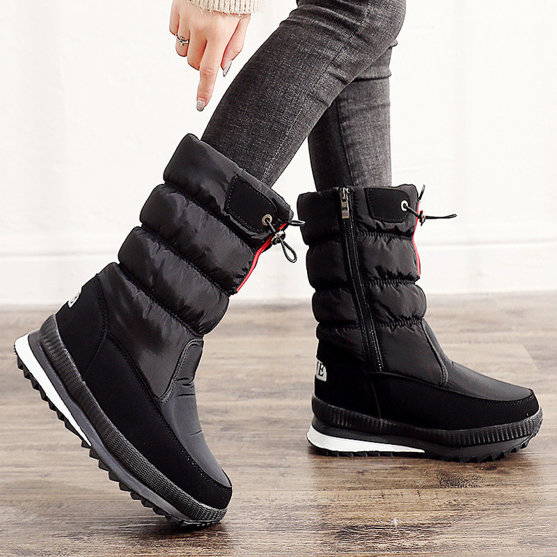 Wholesale snow boots Women's generation hair new winter thick warm snow boots Women's cotton shoes fashion ladies cotton shoes