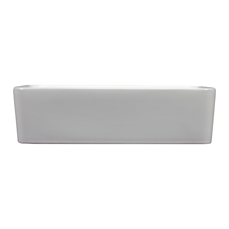Lavabo artístico cuadrado, lavabo de encimera, lavabo de cerámica, lavabo para hotel, lavabo integrado del fabricante.