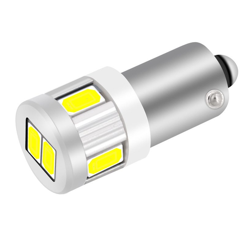 Luz LED instrumento Ba9S 5730 6smd Techo Luz de lectura corriente constante ahorro de energía luz de la matrícula luz de la anchura del coche