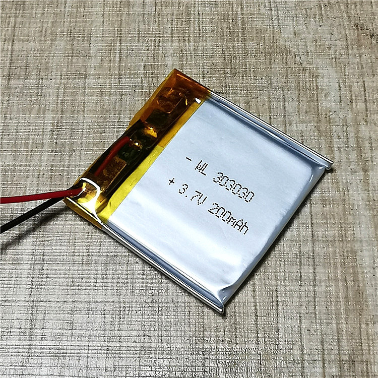 303030聚合物锂电池200mAh 3.7V智能手环蓝牙键盘 行车记录仪电池
