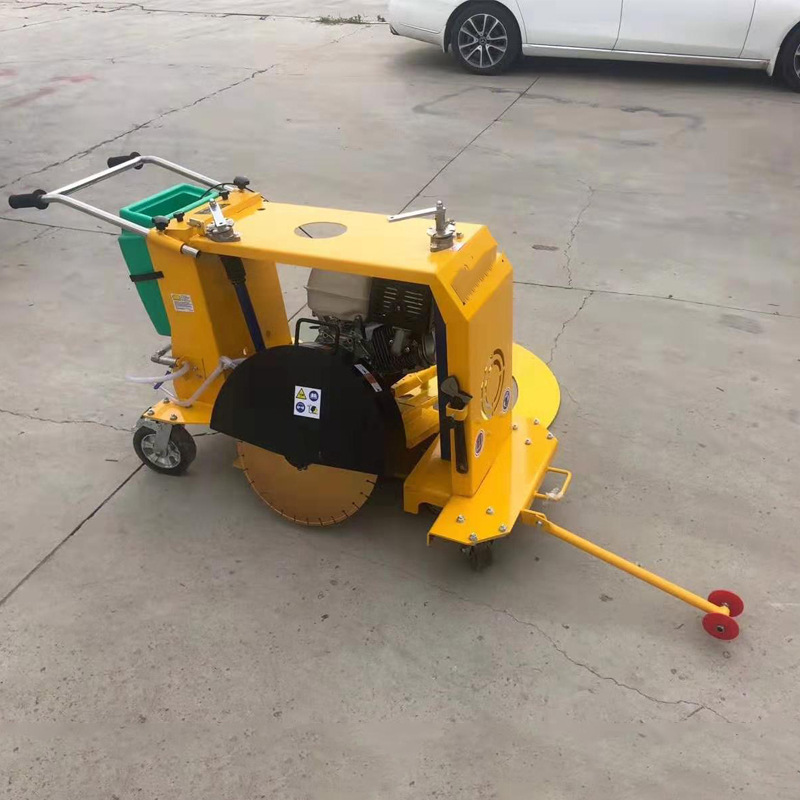 汽油井盖切割机 下水道井盖口切圆机 路面井盖修补切割机