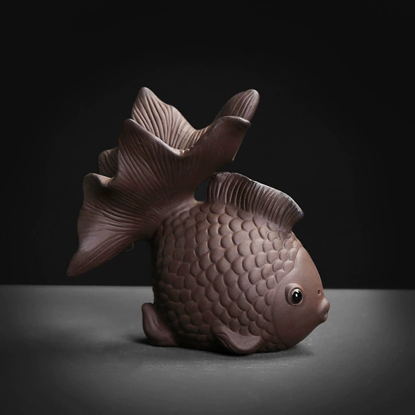 Zisha tea pet small goldfish