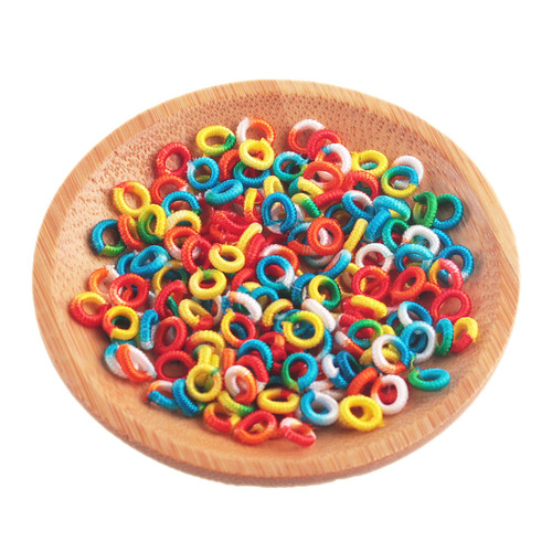 Pineapple Knot Circle DIY Handmade Braiding 6mm Bead Circle Small Winding for Bracelet Cord Separator Ring Accessory