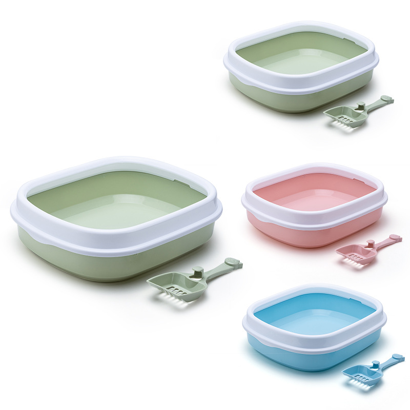Pet supplies wholesale and afforded pet cat sand pot toilet to send…
