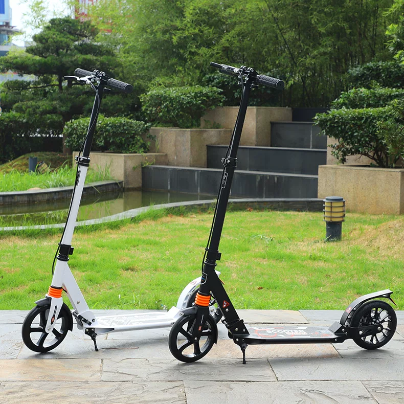 Handheld shock-absorbing foldable scooter for elderly disc brake for adults, walker, (Cross-border trading), wholesale