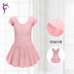 短袖纱裙舞蹈服练功服少儿芭蕾舞蹈演出服童星裙蕾丝短袖纱裙