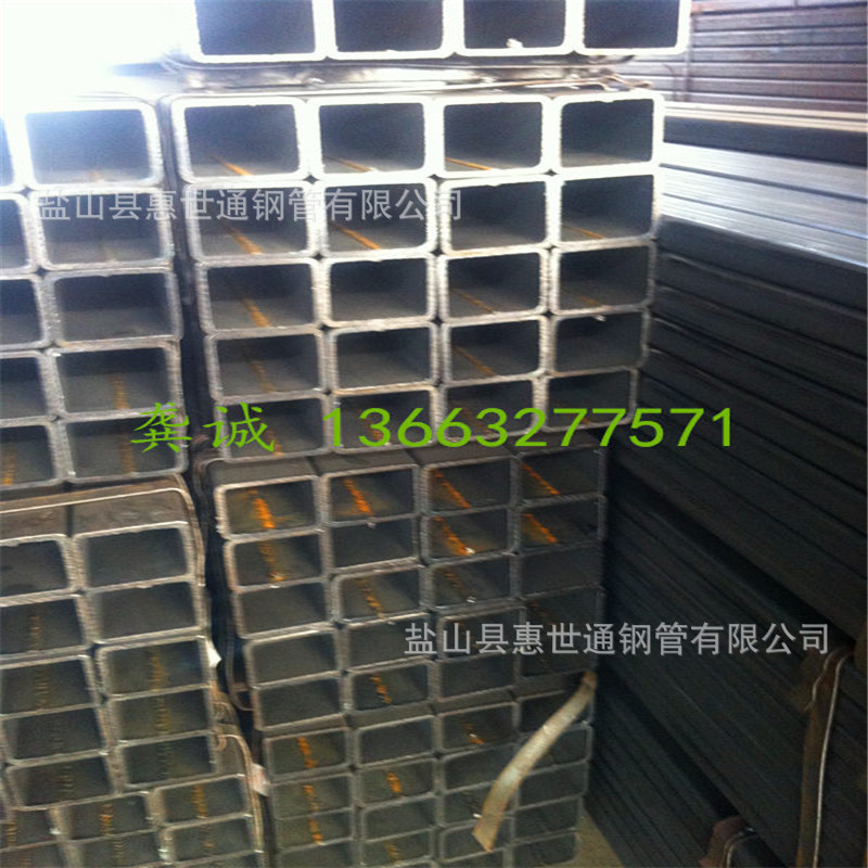 南通机械配件用300*70矩形管现货、Q235B-300*80*6-12方矩管厂