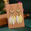 Feather earrings 2024 Your Titi Yiwu Diqian Jewelry