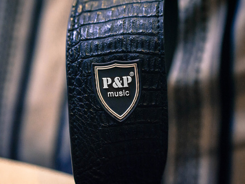 PP wide shoulder strap guitar strap PU leather electric guitar strap leather electric bass strap personalized guitar strap