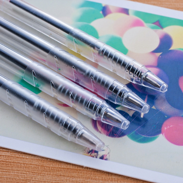 Simple plastic ballpoint pen