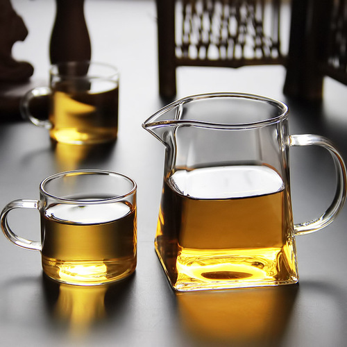Glass public cup tea sea flower tea pot Gongfu tea filter brewing cup tea brewing device tea sea straight Gongfu tea sea