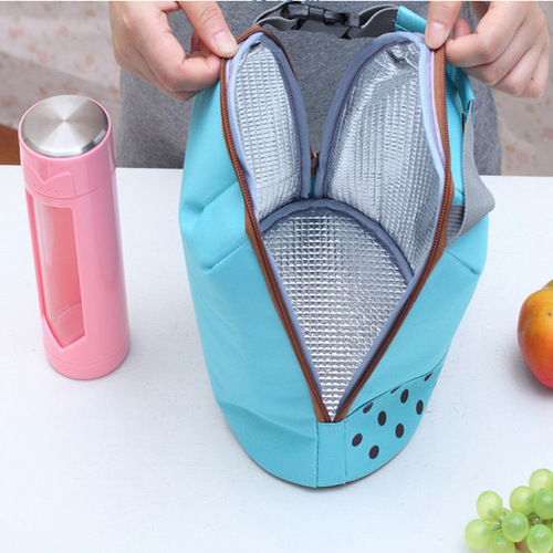 Portable thickened aluminum foil thermal bag Oxford cloth outdoor picnic bag ice bag ice bag student convenient thermal bag with rice