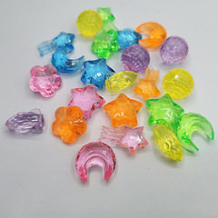 兒童串珠玩具生肖動物車混款DIY串珠遊樂園抓機仿水晶彩色散珠