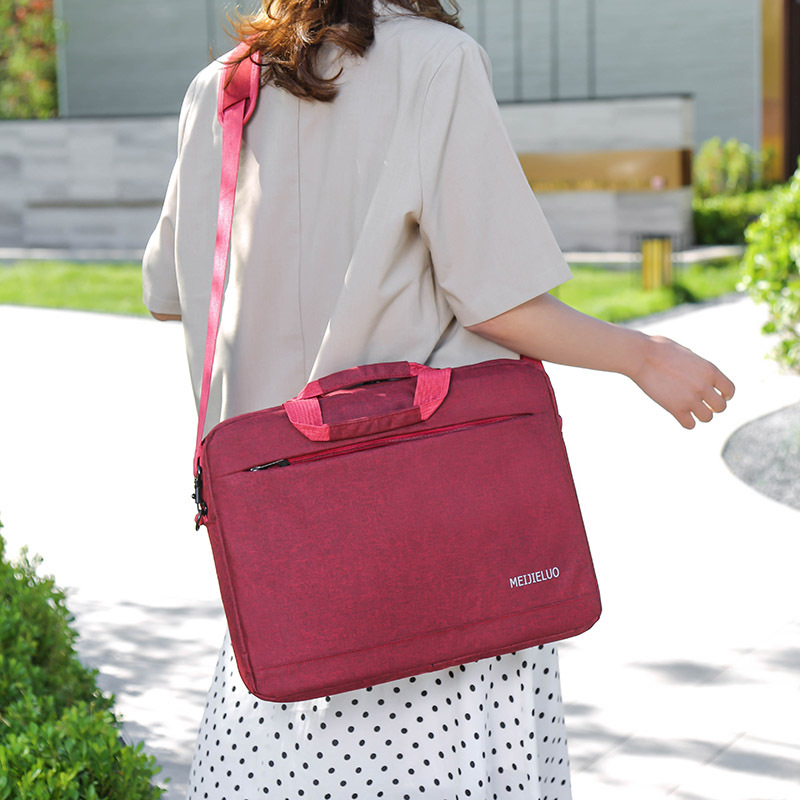 새로운 어깨 휴대용 15.6 인치 컴퓨터 가방 도매 로고 선물 상품의 세대